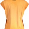DESIGUAL ORANGE WOMAN SHORT SLEEVE T-SHIRT - Image 2