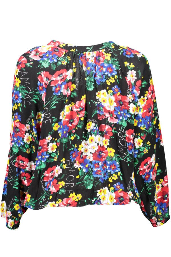 DESIGUAL WOMEN'S LONG SLEEVE T-SHIRT BLACK - Image 2