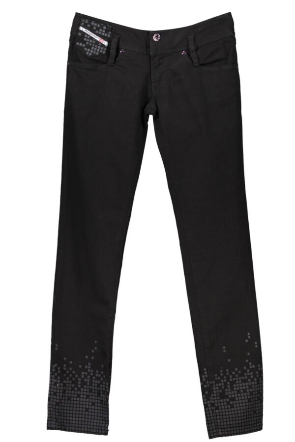 DIESEL JEANS DENIM WOMAN BLACK