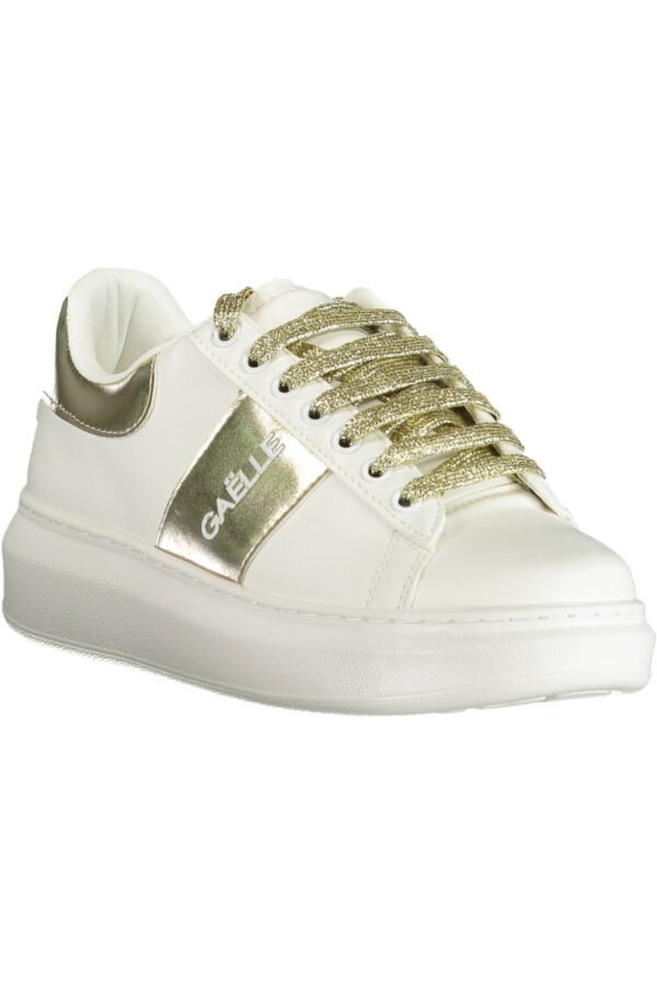 GAELLE PARIS WHITE WOMEN'S SPORTS SHOES - Image 2