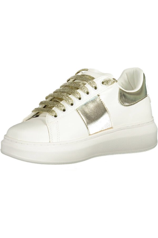 GAELLE PARIS WHITE WOMEN'S SPORTS SHOES - Image 3