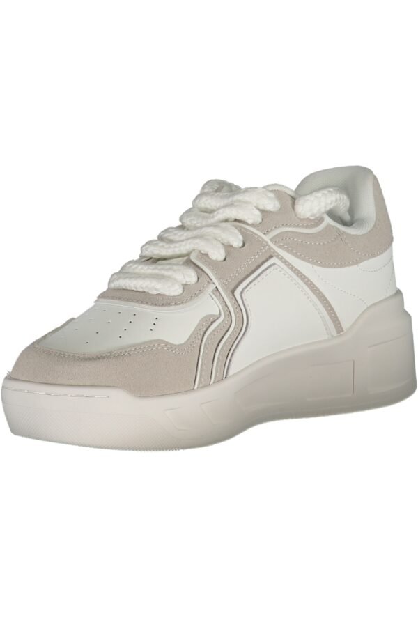 GAELLE PARIS WHITE WOMEN'S SPORTS SHOES - Image 3