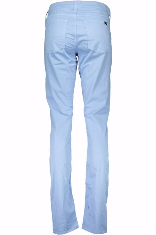 GANT WOMEN'S LIGHT BLUE TROUSERS - Image 2