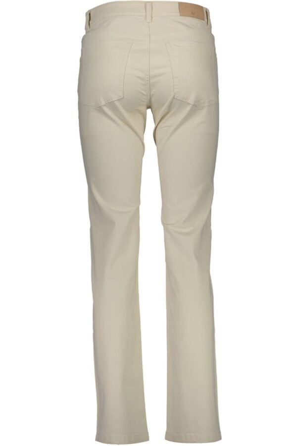GANT WOMEN'S BEIGE TROUSERS - Image 2