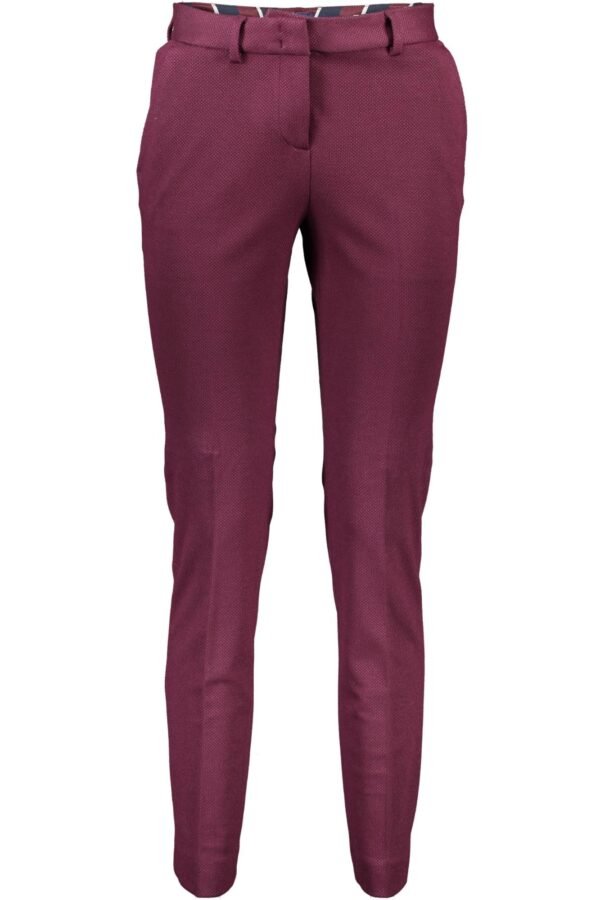 GANT WOMEN'S PURPLE TROUSERS