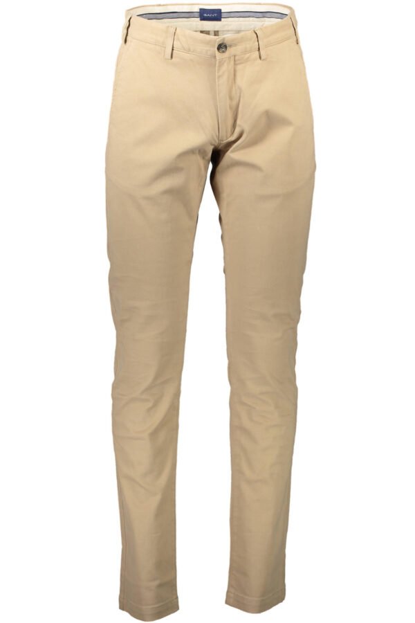GANT MEN'S BEIGE TROUSERS