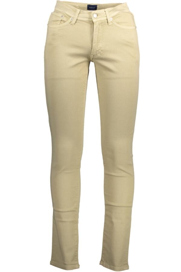 GANT MEN'S BEIGE TROUSERS