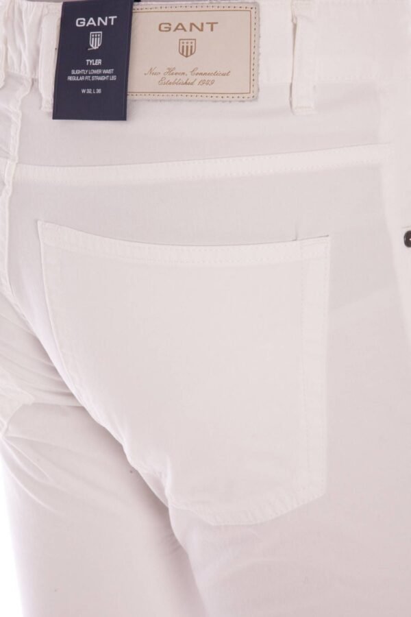 GANT MEN'S WHITE TROUSERS - Image 3