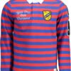 GANT MEN'S RED LONG SLEEVE POLO SHIRT