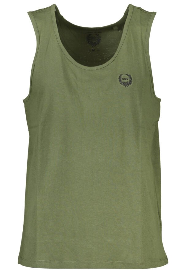 GIAN MARCO VENTURI MAN GREEN TANK TOP