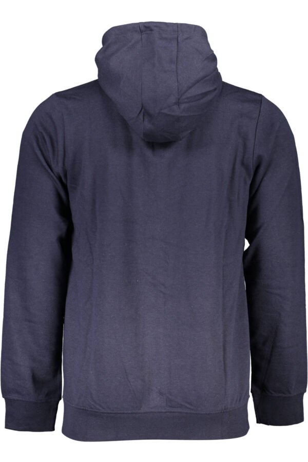 GIAN MARCO VENTURI MEN'S BLUE ZIPPED SWEATSHIRT - Image 2