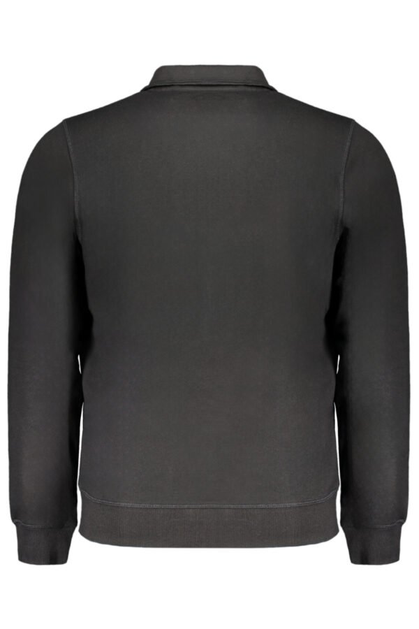 GIAN MARCO VENTURI MEN'S BLACK ZIP SWEATSHIRT - Image 2