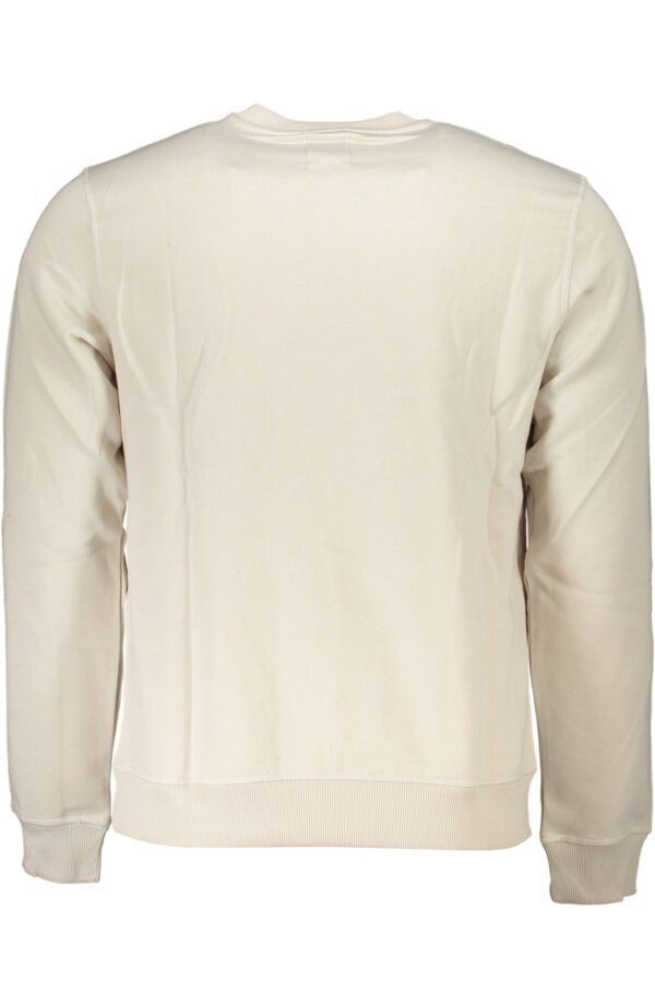 GIAN MARCO VENTURI MEN'S WHITE ZIPLESS SWEATSHIRT - Image 2