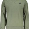 GIAN MARCO VENTURI MEN'S GREEN SWEATSHIRT WITHOUT ZIP