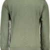 GIAN MARCO VENTURI MEN'S GREEN SWEATSHIRT WITHOUT ZIP - Image 2
