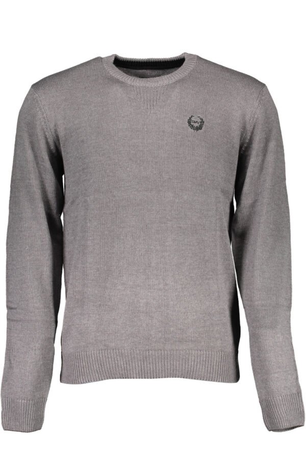 GIAN MARCO VENTURI MEN'S GRAY SWEATER