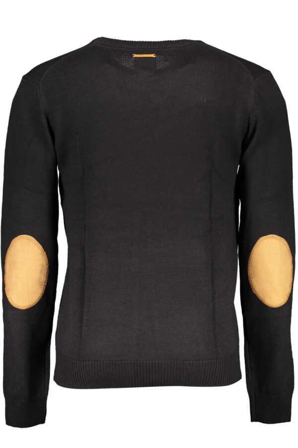 GIAN MARCO VENTURI MEN'S BLACK SWEATER - Image 2