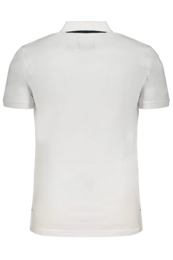 GIAN MARCO VENTURI MEN'S WHITE SHORT SLEEVED POLO SHIRT - Image 2