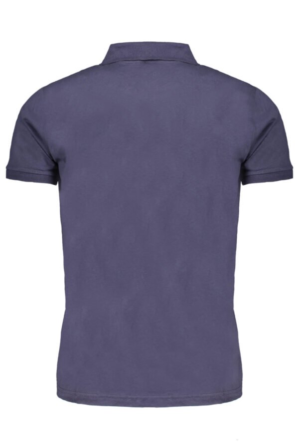 GIAN MARCO VENTURI MEN'S SHORT SLEEVED POLO SHIRT BLUE - Image 2