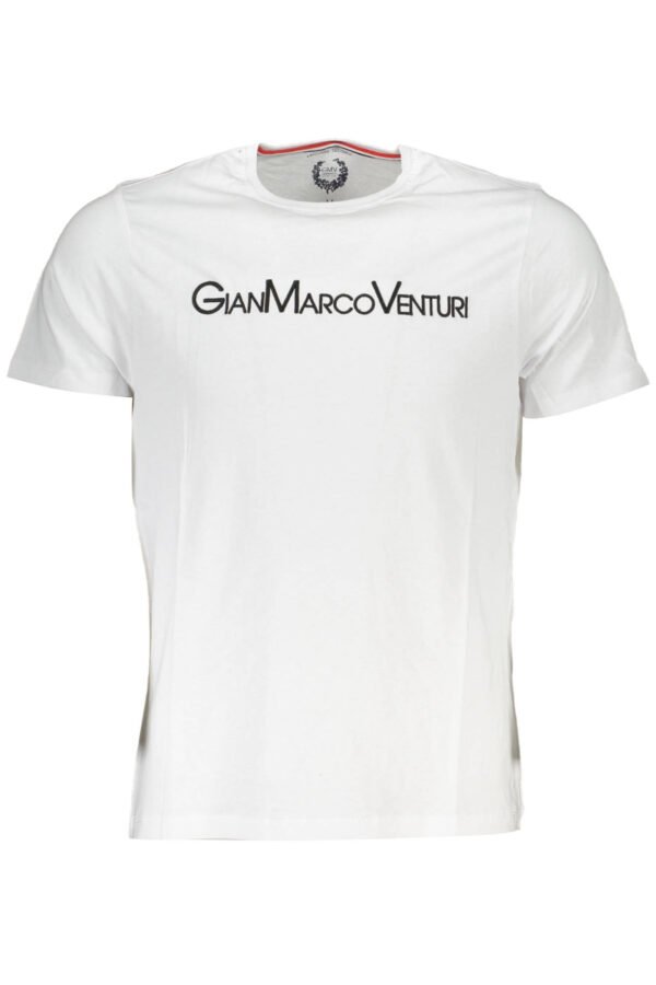 GIAN MARCO VENTURI MEN'S SHORT SLEEVE T-SHIRT WHITE