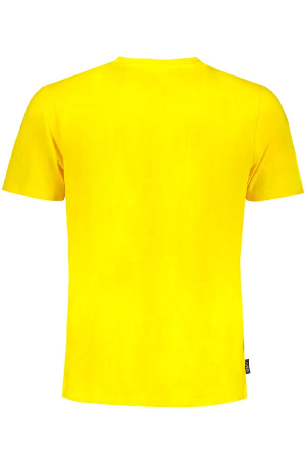 GIAN MARCO VENTURI YELLOW MEN'S SHORT SLEEVED T-SHIRT - Image 2