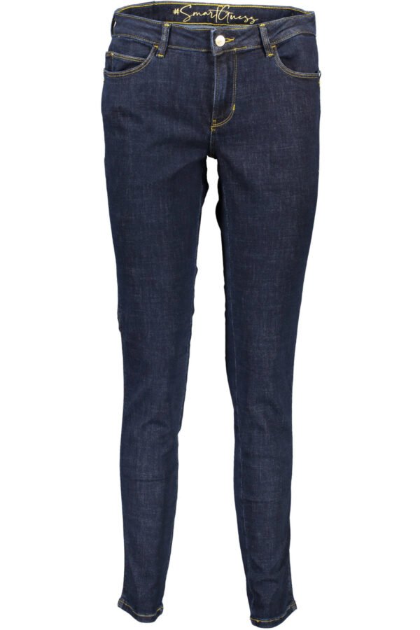 GUESS JEANS JEANS DENIM WOMAN BLUE