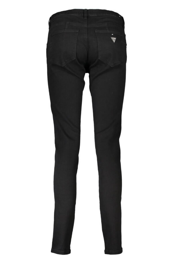 GUESS JEANS WOMEN'S BLACK DENIM JEANS - Image 2