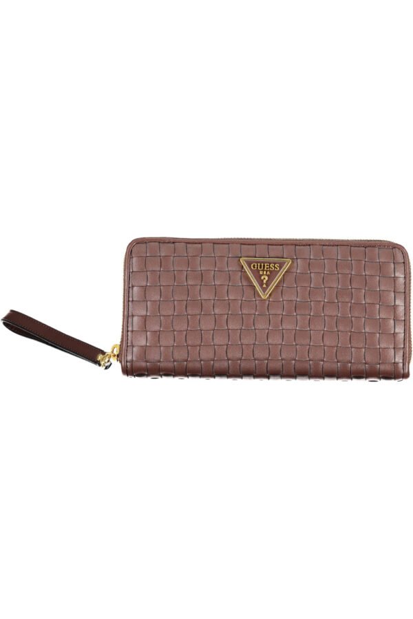 GUESS JEANS WOMEN'S WALLET BROWN