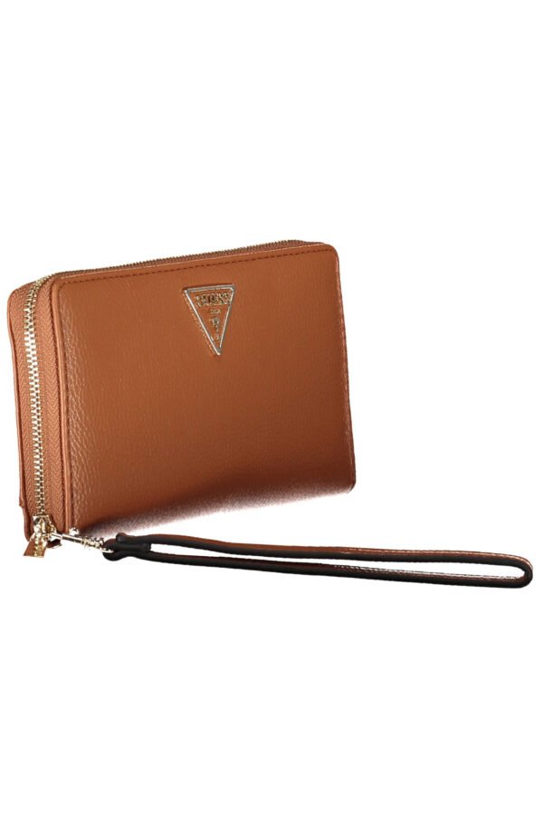GUESS JEANS WALLET WOMAN BROWN - Image 3