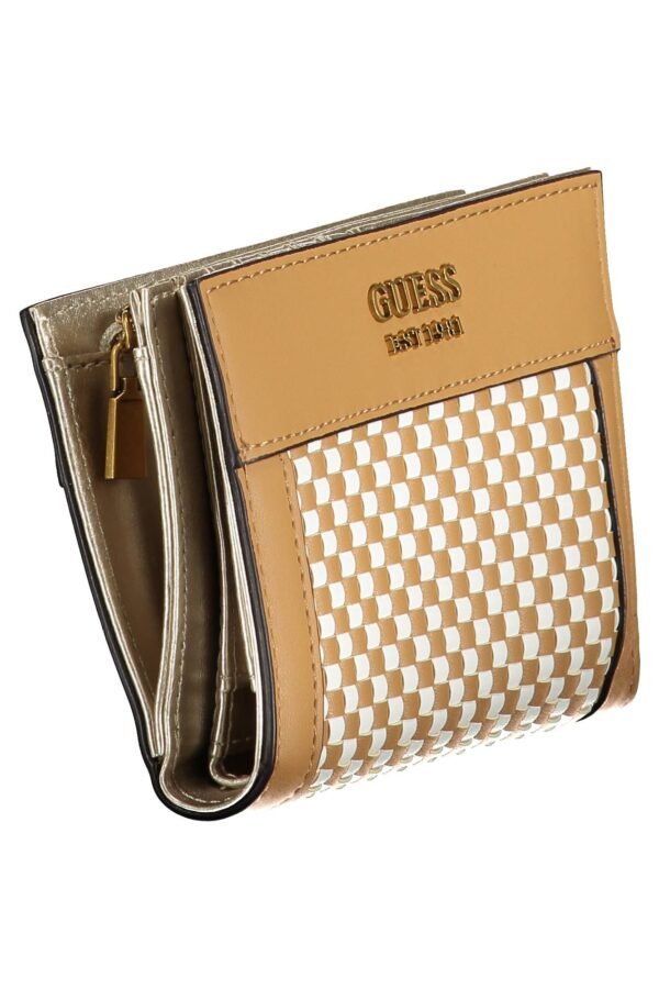 GUESS JEANS WOMEN'S WALLET BROWN - Image 3
