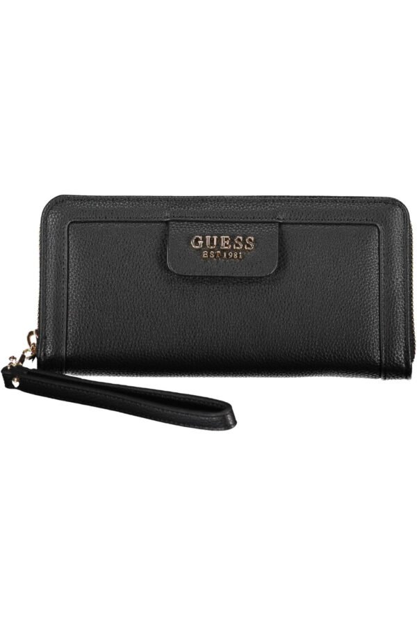 GUESS JEANS WOMEN'S WALLET BLACK