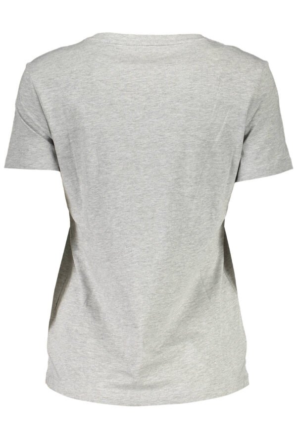 GUESS JEANS WOMEN'S SHORT SLEEVE T-SHIRT GRAY - Image 2