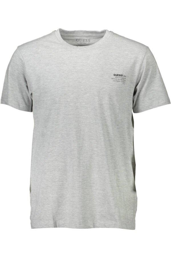 GUESS JEANS MEN'S SHORT SLEEVE T-SHIRT GRAY