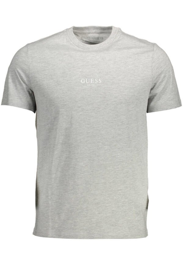 GUESS JEANS MEN'S SHORT SLEEVE T-SHIRT GRAY