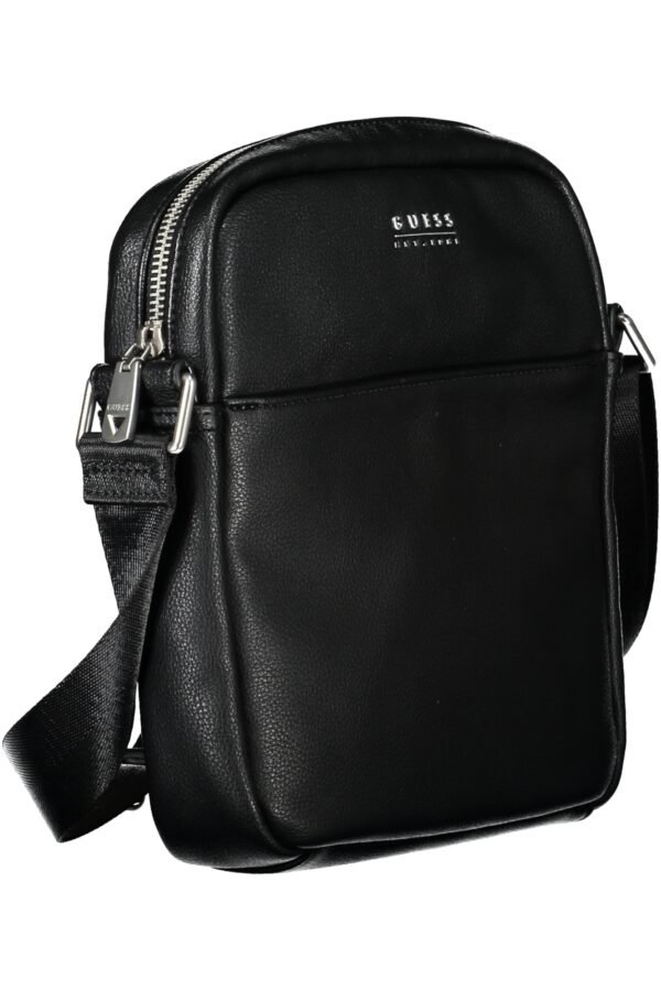 GUESS JEANS MEN'S BLACK SHOULDER BAG - Image 3