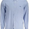 HARMONT & BLAINE MEN'S LONG SLEEVE SHIRT BLUE