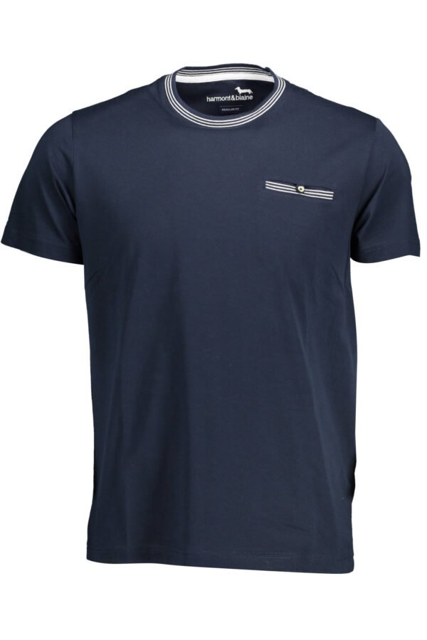 HARMONT & BLAINE MEN'S SHORT SLEEVE T-SHIRT BLUE