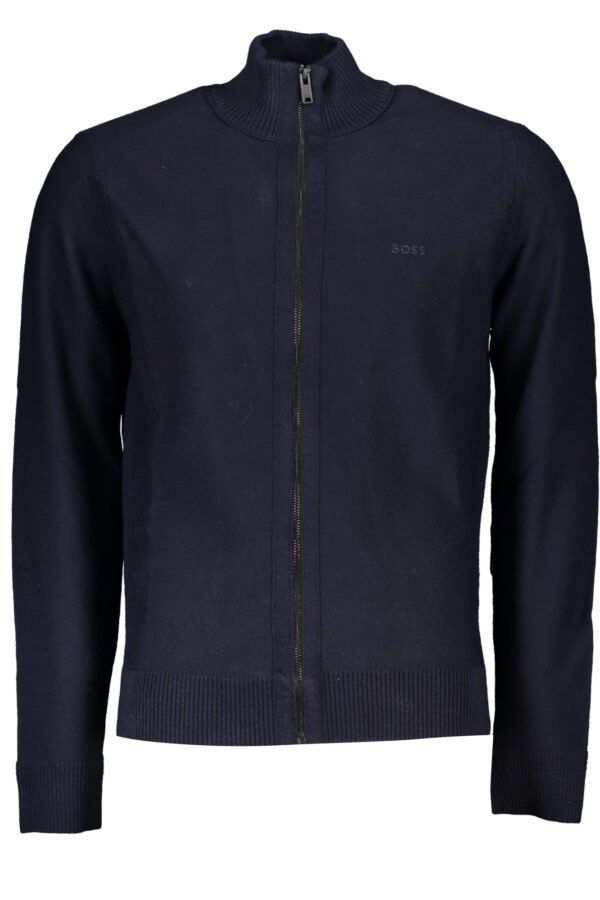 HUGO BOSS MEN'S BLUE CARDIGAN