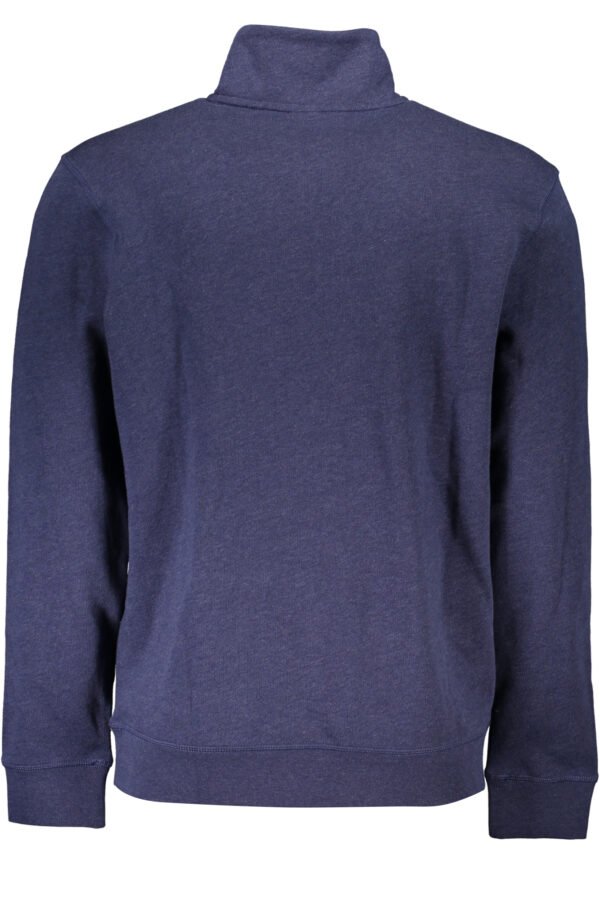 HUGO BOSS MEN'S BLUE ZIP SWEATSHIRT - Image 2