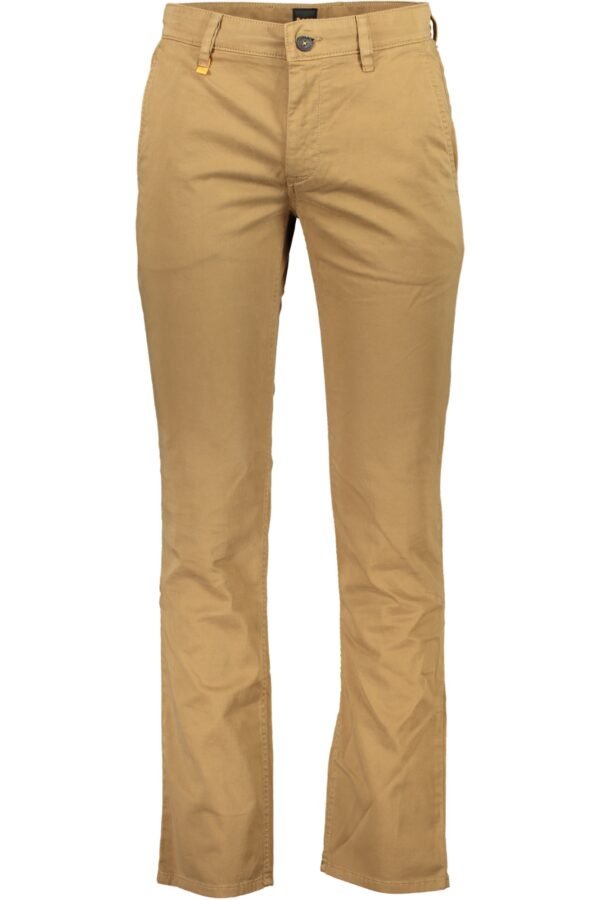 HUGO BOSS MEN'S BROWN TROUSERS