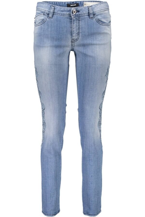 JUST CAVALLI JEANS DENIM WOMAN LIGHT BLUE
