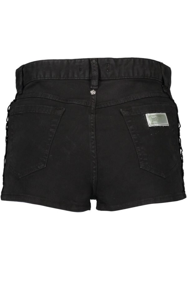 JUST CAVALLI WOMEN'S BLACK SHORT TROUSERS - Image 2