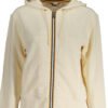 K-WAY BEIGE WOMEN'S ZIP SWEATSHIRT