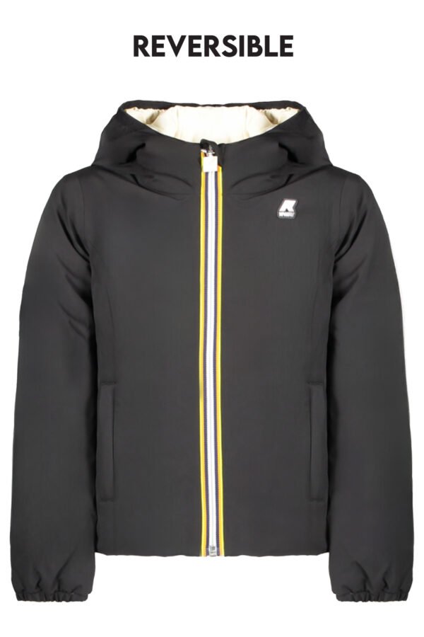 K-WAY BLACK JACKET FOR GIRLS