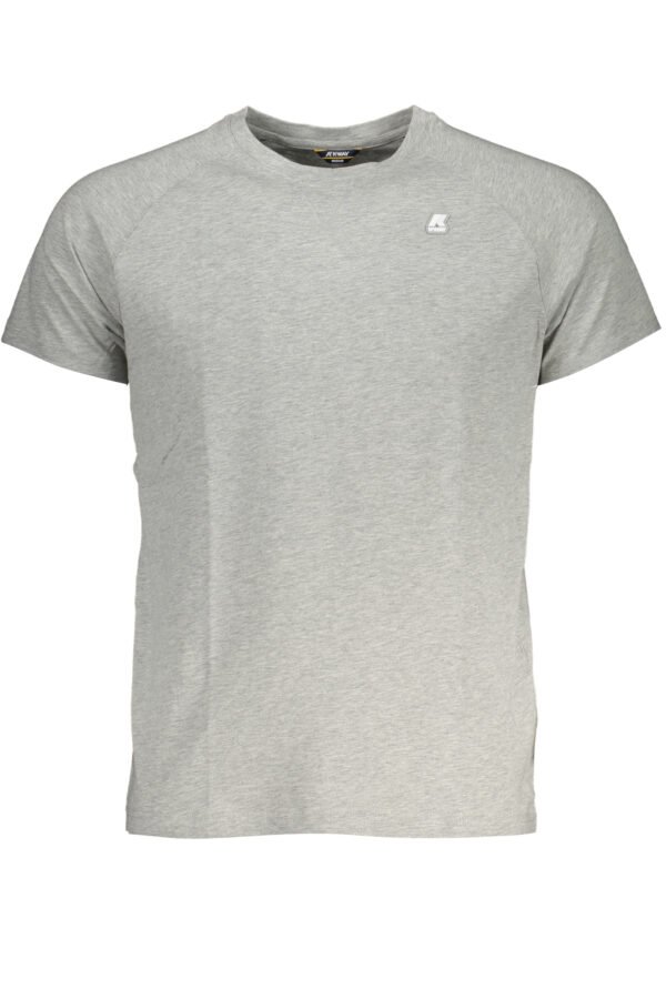 K-WAY GRAY MEN'S SHORT SLEEVE T-SHIRT