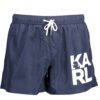 KARL LAGERFELD BEACHWEAR COSTUME PARTS UNDER MAN BLUE