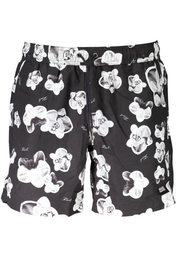 KARL LAGERFELD BEACHWEAR COSTUME PARTS UNDER MAN BLACK