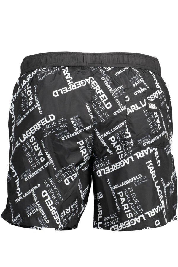 KARL LAGERFELD BEACHWEAR COSTUME PARTS UNDER MAN BLACK - Image 2