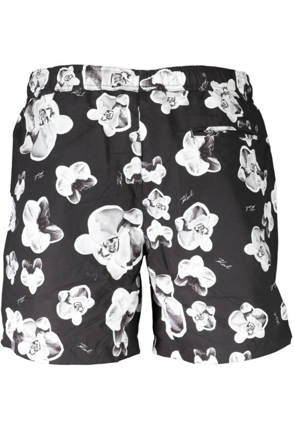 KARL LAGERFELD BEACHWEAR COSTUME PARTS UNDER MAN BLACK - Image 2