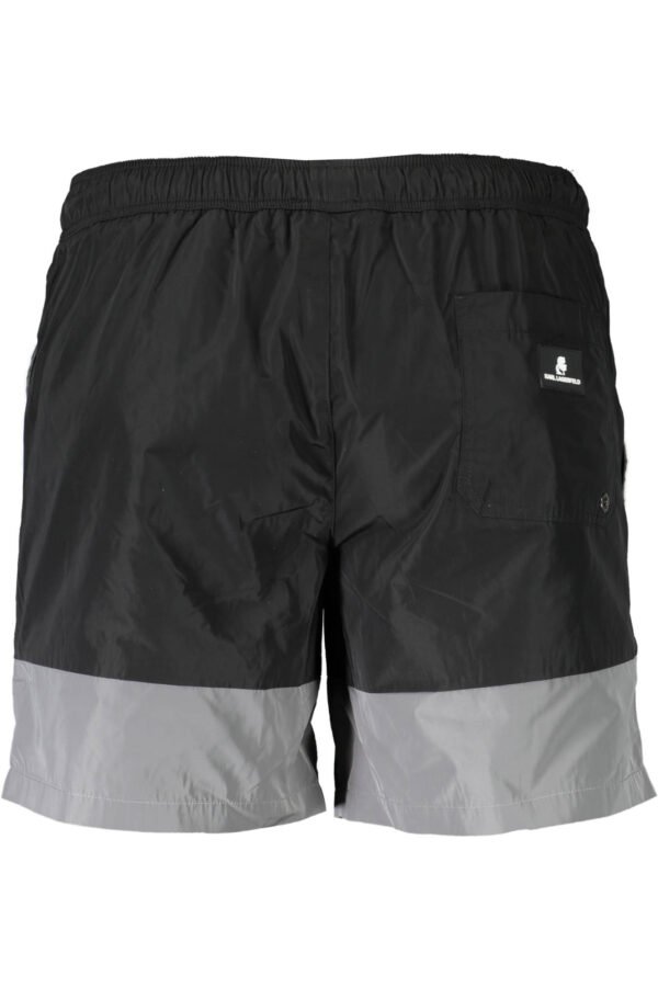 KARL LAGERFELD BEACHWEAR SWIMSUIT PARTS UNDER MAN BLACK - Image 2